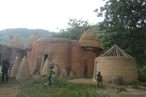 Construcción tradicional en Togo