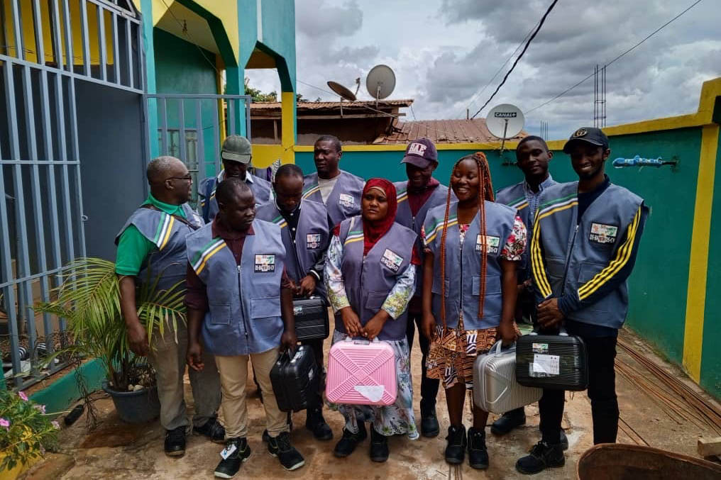 Equipo de cuidados paliativos a domicilio de Soigner la Vie en Yaundé, Camerún. Proyecto de cooperación internacional promovido por Mainel y financiado por el ayuntamiento de Albacete