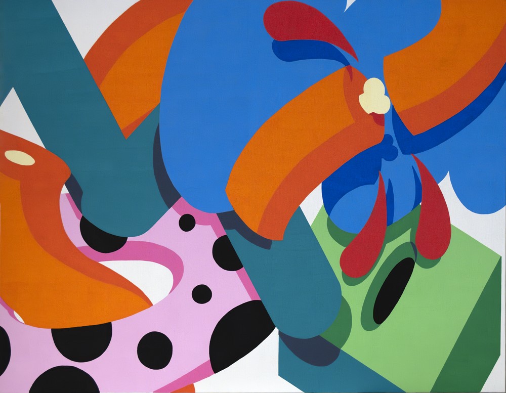 Frame IV, obra de Diego Balazs, ganadora del segundo premio en el 28º Premio Nacional de Pintura de la Fundación Mainel, 2025.