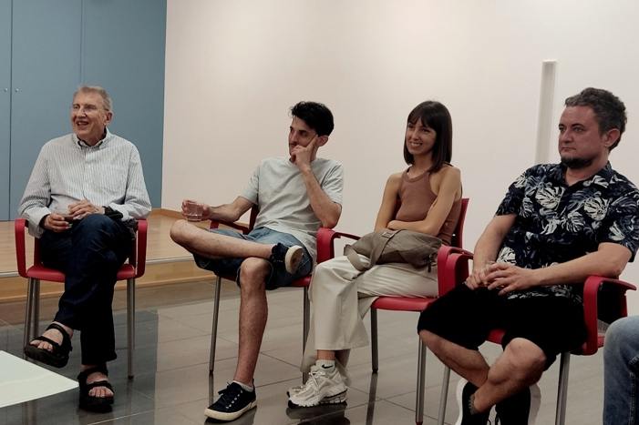José María Yturralde junto a algunos miembros de CLAR, en el encuentro mantenido el 6 de junio de 2025.