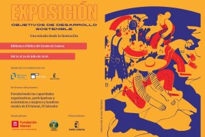 Cartel sobre la exposición "ODS. Miradas desde la ilustración"